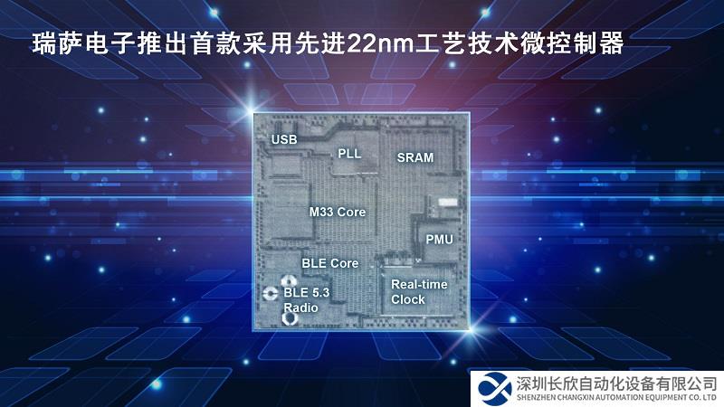 瑞萨电子发布首颗22纳米微控制器样片